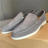 Summer Breathable Comfy Rubber Sole Men's Slip-on Flats