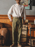 Male Comfort Straight Leg High-rise Relaxed Trousers