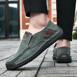 Men's Fashion Slip On Handmade Leather Flats