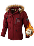 Cold Winter Thicken Super Warm Plush Detachable Hood Male Coats