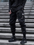 Male Tactical Jogger Hip Hop Cargo Pants Streetwear