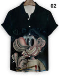 Street Style Anime Shirts for Men