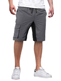 Male Contrast Color Drawstring Casual Summer Shorts