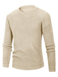 Men's Autumn Round Neck Long Sleeve Casual Bottoming Sweater