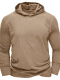 Long Sleeve Clothing Holiday Plain Hoodies for Men