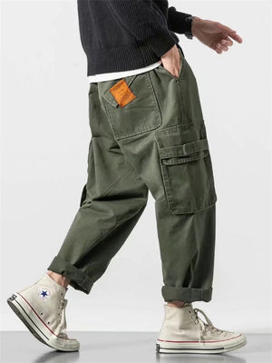 Japanese Style Oversized Cargo Pants for Men