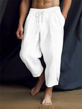 Men's Solid Color Comfortable Daily Beach Pants