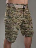 Men's Outdoor Training Military Camouflage Tactical Cargo Shorts