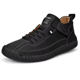 Sports Style Lace Velcro Flat Shoes for Male