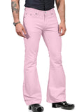 Men's Trendy Mid-Rise Stretchy Flared Pants