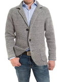 Male Autumn Winter Knitting Lapel Warm Sweater