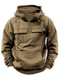 Men's Leisure Warm Plush Lining Hoodies