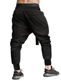 Men's Casual Pure Color Drawstring Ankle-Tied Sport Pants