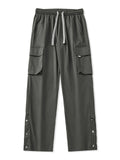 Men's Ice Silk Breathable Straight-Leg Cargo Pants