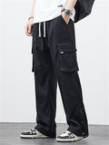 Men's Ice Silk Breathable Straight-Leg Cargo Pants