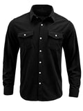 Men's Casual Corduroy Long Sleeve Autumn Button Shirt