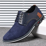 Leisure Round Toe Lace Up Anti Slip Cozy Male Shoes