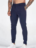 Men's Spring Summer Slim Fit Straight Leg Casual Pants