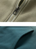 Men's Trendy Gradient Contrast Color Thickened Hoodies