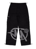 Men's Exaggerated Letter Print Hip-Hop Straight Leg Pants