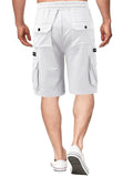 Male Modish Plus Size Elasticated Waist Pockets Shorts