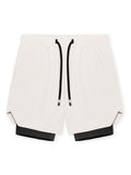 Summer Sports Double-Layer Men's Basketball Shorts