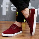 Men's Fashion Trendy Lace Up Flat Suede Shoes