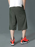 Men's Summer Loose Fit Athletic Stretch Basic Shorts