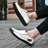 Men's Fashion Slip On Handmade Leather Flats