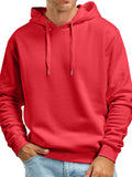 Men's Solid Color Thick Pullover Hoodies