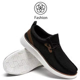 Men's Non Slip Lace-Up Durable Mesh Flat Shoes