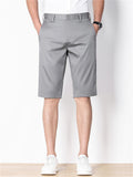 Men's Office Wear Summer Formal Straight Leg Shorts