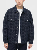 Men's Fashion Asian Style Casual Loose Denim Jacket