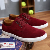 Men's Fashion Trendy Lace Up Flat Suede Shoes