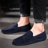 Breathable Slip on Casual Leather Loafers for Men