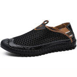 Summer Casual Outdoor Mesh Breathable Round-Toe Slip-on Shoes