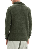 Slim Fit Long Sleeve Half Turtleneck Knitwear Men's Sweater