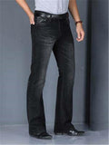 Men's Vintage High Waist Bell Bottom Jeans