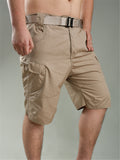 Mens Outdoor Breathable Wearable Tactical Cargo Knee Shorts