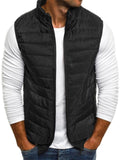 Men's Casual Stand-Collar Quilted Puffer Vest