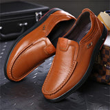 Classic Business Casual Breathable Soft Slip On Dress Shoes