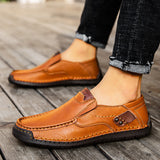 Men's Casual Breathable Solid Color Loafers