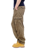 Loose Casual Classic Straight Cargo Pants With Pockets