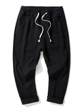 Men's Casual Style Extra Loose Oversized Harem Pants Denim Jeans for Autumn