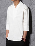 Summer Casual Vintage Linen Thin T-shirts