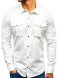 Classic Button Up Mens Safari Shirt