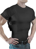 Men's Fit Simple Comfortable Hidden Holster T-shirt