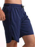 Mens Gym Personality Casual Sports Knee Shorts