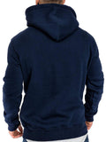 Men's Fashion Solid Color Velvet Hoodie