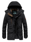 Men Detachable Hoodies Cotton-Padded Coats